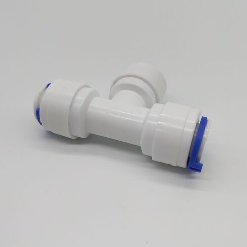 50Pcs/Lot 3/8" Tee Type RO Water Fitting 9.5mm Hose PE Pipe 3 Ways Quick Connector Water Filter Parts in Saudi Arabia