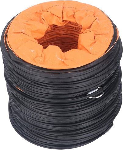 Generic Flexible Duct Hose, 8in PVC Industrial Ventilation Ducting with Carbon Wire Spring and Retardant, for Exhaust Fans in Factories Basements Farms (GenericVXMY1U8E-11) in Kuwait