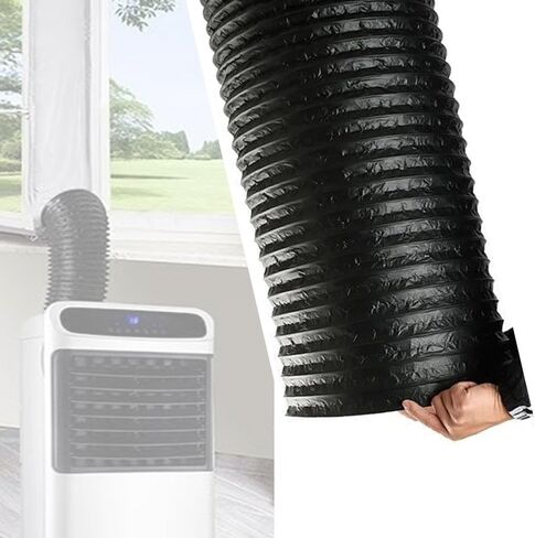 خرطوم مجاري الهواء المرن مقاس 7 بوصات، خرطوم عادم، خرطوم من رقائق الألومنيوم PVC لتهوية HVAC، أنظمة مروحة مجاري الهواء (L 10m (32ft)، D 35cm (13.7")) in Kuwait