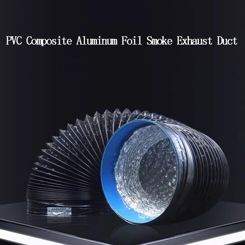 خرطوم مجاري الهواء المرن مقاس 7 بوصات، خرطوم عادم، خرطوم من رقائق الألومنيوم PVC لتهوية HVAC، أنظمة مروحة مجاري الهواء (L 10m (32ft)، D 35cm (13.7")) in Kuwait