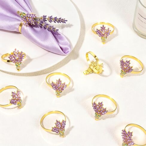Lemon Napkin Rings Set of 12 | Metal Spring Napkin Holders | Flower Napkins Buckle Ring for Mother's Day Birthday Wedding Dinners Parties Table Decoration and Daily Use(Yellow Lemon) in Kuwait
