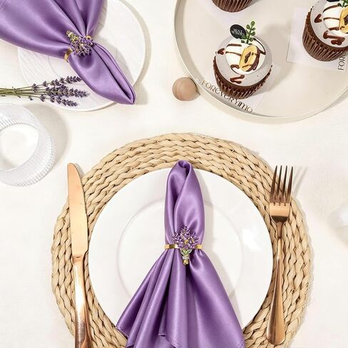 Lemon Napkin Rings Set of 12 | Metal Spring Napkin Holders | Flower Napkins Buckle Ring for Mother's Day Birthday Wedding Dinners Parties Table Decoration and Daily Use(Yellow Lemon) in Kuwait