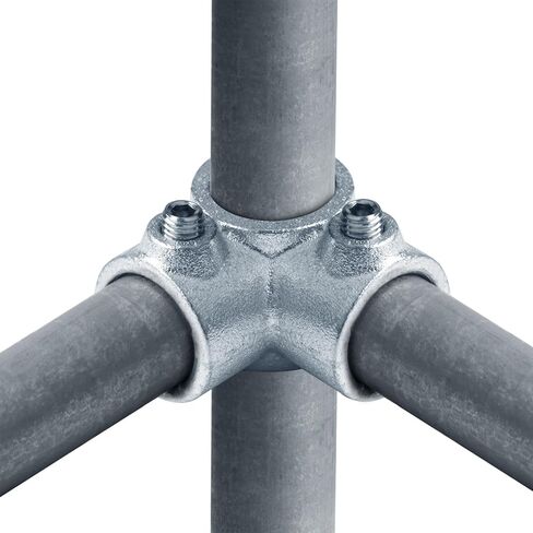 4 PCS Structural Pipe Railing Fitting, 90 Degree Side Outlet Tee Fits 1" Schedule 40 Galvanized Pipe in Kuwait