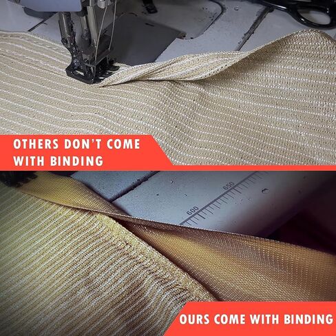 ShadeMart 8' x 16' Beige Pergola Sun Shade Canopy Replacement Cover UPF50, Commercial Grade 260 GSM Cloth for Outdoor Patio Garden Backyard (We Make Custom Size) in Kuwait
