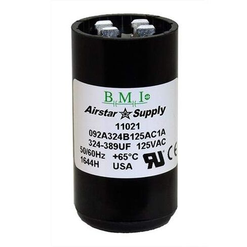 324-389 فائق التوهج × 110/125 فولت تيار متردد - مكثف بدء التشغيل Dayton Granger 2MDT5 - استبدال مؤشر كتلة الجسم # 092A324B125AC1A - صنع في الولايات المتحدة الأمريكية in Kuwait