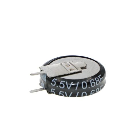 3 Pieces 5.5V 1.0F 19x23mm V Type Pins Button Ultracapacitor Super Capacitor 5.5 Volt 1.0 Farad in Saudi Arabia