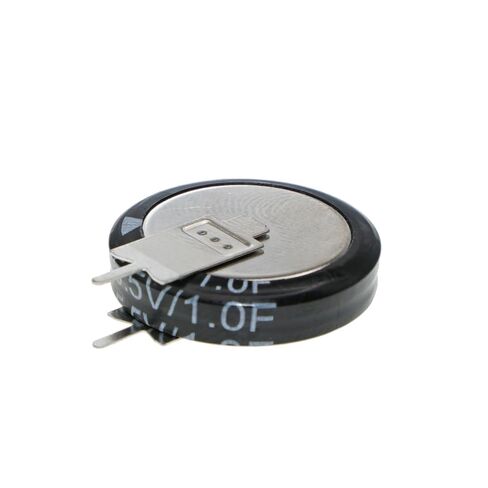 3 Pieces 5.5V 1.0F 19x23mm V Type Pins Button Ultracapacitor Super Capacitor 5.5 Volt 1.0 Farad in Saudi Arabia