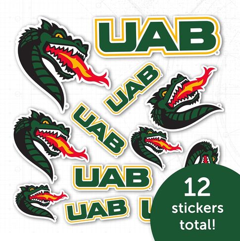 صبار الصحراء جامعة ألاباما في برمنغهام ملصق بليزرز UAB شارات الفينيل زجاجة مياه الكمبيوتر المحمول ورقة قصاصات السيارة T1 (النوع 1-2) in Kuwait