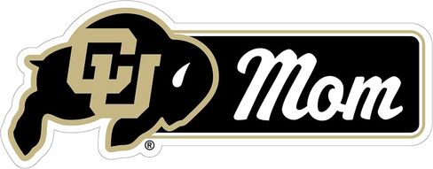 ملصق مزخرف من Colorado Buffaloes Proud Mom، منتج جامعي مرخص رسميًا بعرض 7.62 سم in Kuwait