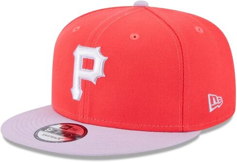 عصر جديد بيتسبرغ بايرتس 9FIFTY 2Tone Color Pack Snapback Cap، قبعة قابلة للتعديل in Kuwait