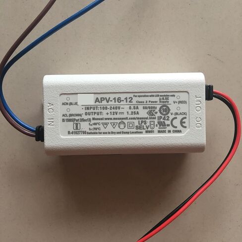 APV-16-24V 16W ​​الجهد المستمر LED معدات الإضاءة الإعلانية الزخرفية مزود الطاقة in Kuwait
