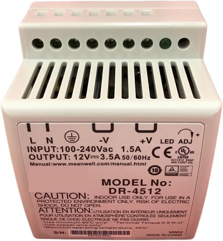 تحويل التيار الكهربائي DR-4512 نوع المسار محرك الجهد المنظم 12V3.5A دليل الصف الصناعي in Kuwait