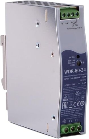 WDR-60-48 60 واط | 48 فولت | 180-550VAC/254-780VDC تحويل التيار الكهربائي in Kuwait