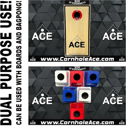 CornholeAce ACE Cornhole Pitch Pad Set - Includes 2 Cornhole Mats in Kuwait