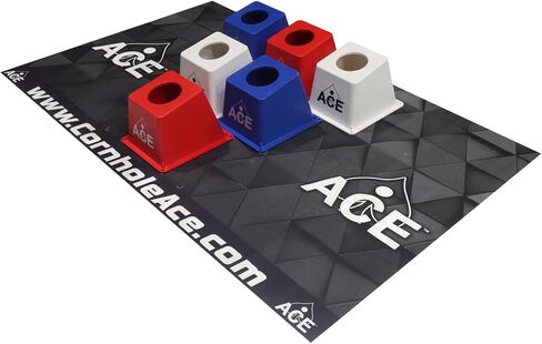 CornholeAce ACE Cornhole Pitch Pad Set - Includes 2 Cornhole Mats in Kuwait