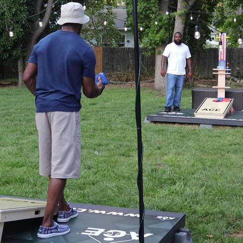 CornholeAce ACE Cornhole Pitch Pad Set - Includes 2 Cornhole Mats in Kuwait