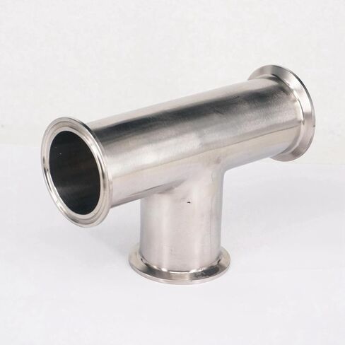 Fit Tube O.D 51mm Tri Clamp 2" Ferrule 304 Stainless Steel Tee Connector Pipe Fitting in Saudi Arabia