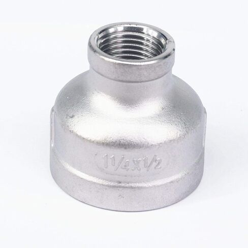 1/2 "إلى 1-1/4" أنثى الموضوع 304 الفولاذ المقاوم للصدأ متحدة المركز المخفض موصل وصلة أنابيب زيت الهواء الماء in Kuwait