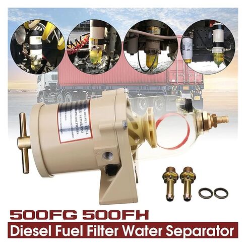 500FG 500FH Engine Filter Fuel Oil Water Separator with Filter Element 2010PM Heating Pipe 12V/24V Heater 2021 in Kuwait
