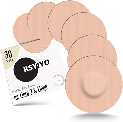 أغطية مستشعر Freestyle لـ Libre 3، 30 حزمة من أغطية مستشعر Libre 3 Plus المقاومة للماء، شريط CGM مرن، رقعة تغطية كاملة سهلة التقشير، لا تسبب الحساسية، خالية من اللاتكس، إقامة طويلة لمدة 15 يومًا، بيج in Kuwait