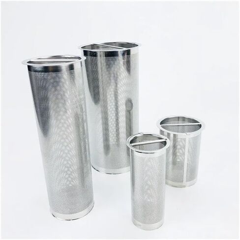 4" Gin Basket Filter For Home, Stainless Steel 304 Length 220mm Diameter 96mm Thikness 0.5mm in Kuwait