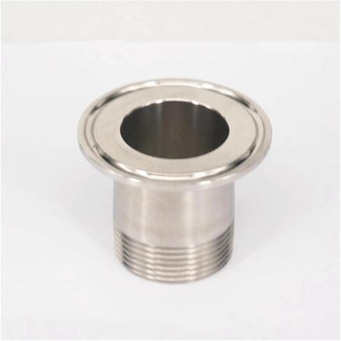 1 "ذكر x الطويق O/D 50.5 مللي متر ثلاثي المشبك 1.5" 304 وصلة تركيب أنابيب الفولاذ المقاوم للصدأ in Kuwait