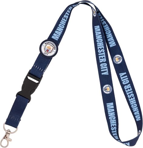 Desert Cactus Manchester City Lanyard Man City MCFC Football Soccer Car Keys ID Badge Holder Keychain Detachable Breakaway Snap Buckle (PVC Lanyard) in Kuwait