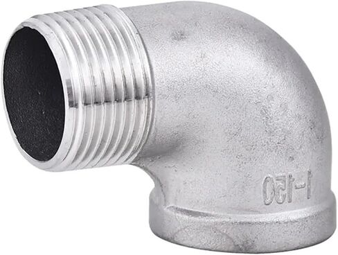 1/2"1/4"3/8"3/4"1"2"Female x Male Street Elbow Threaded Pipe Fitting Stainless Steel 304(1") in Kuwait