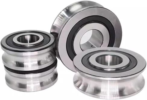 10PCS Straightening Mixed Wheel Over Line with Groove Bearing U 6202 15X35X11MM Pulley Type(U6202-2-1) in Kuwait