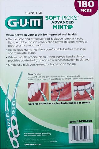 GUM SOFT PICKS MINT 180 PICKS in Kuwait