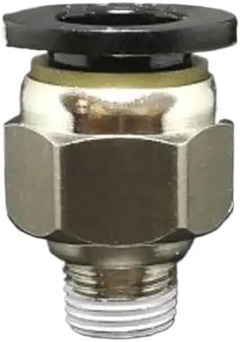 10PC DN6 G 1/8" Male x Fit Tube OD 10mm Nickel Plated Brass Pneumatic Air Hose Quick Connector Push In Coupler Water Gas Oil Plumbing Fittings in Kuwait