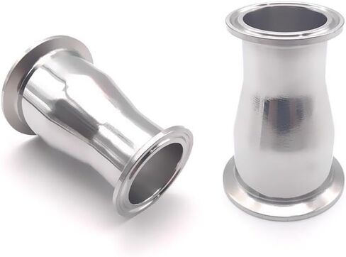 1pc OD102mm x OD51mm 304 Stainless Steel Grade Tri Clamp Reducer Ferrule 1.5-4" Pipe Fittings Plumbing Fittings in Saudi Arabia
