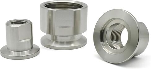 1 قطعة KF25 3/8 "الفولاذ المقاوم للصدأ PT لولبة داخلية فراغ شفة مشتركة مطحون حافة خيط داخلي مشترك تركيبات سباكة in Kuwait