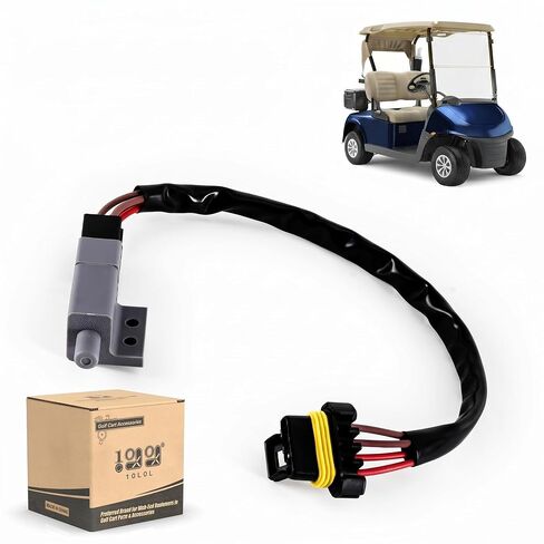 10L0L Golf Cart Accelerator & Brake Pedal Switch with Jumper Harness for EZGO RXV 2008-Up Electric Golf Cart, Replaces OEM 607605 610668 606711 612889 615747 in Kuwait