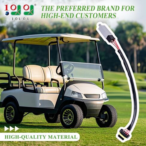 10L0L Golf Cart Accelerator & Brake Pedal Switch with Jumper Harness for EZGO RXV 2008-Up Electric Golf Cart, Replaces OEM 607605 610668 606711 612889 615747 in Kuwait