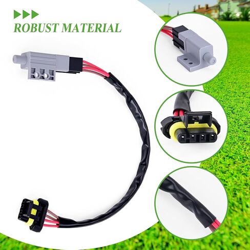 10L0L Golf Cart Accelerator & Brake Pedal Switch with Jumper Harness for EZGO RXV 2008-Up Electric Golf Cart, Replaces OEM 607605 610668 606711 612889 615747 in Kuwait