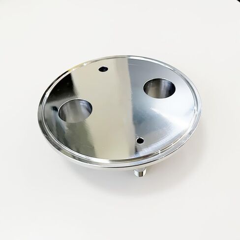 6 "OD167mm لوحة عمياء استخراج ثلاثي المشبك مع 2 قطعة 1.5" مشبك الطويق و 1/4 "M/FNPT in Kuwait