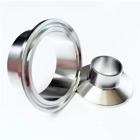 DIN DN32 34 مللي متر الأنابيب OD بعقب لحام x1.5 "ثلاثي المشبك SUS 304 تركيب الفولاذ المقاوم للصدأ اقتران المنزل تخمير البيرة النبيذ in Kuwait