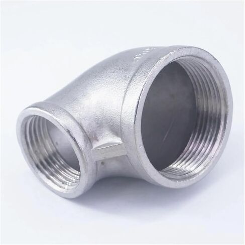 1-1/2" BS To 1" BSP Female 304 Stainless Steel Reducing Elbow Connector Pipe Fitting water oil air in Kuwait