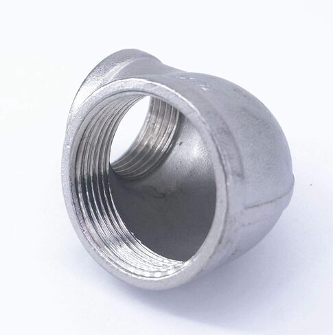 1-1/2" BS To 1" BSP Female 304 Stainless Steel Reducing Elbow Connector Pipe Fitting water oil air in Kuwait