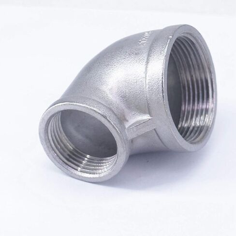 1-1/2" BS To 1" BSP Female 304 Stainless Steel Reducing Elbow Connector Pipe Fitting water oil air in Kuwait