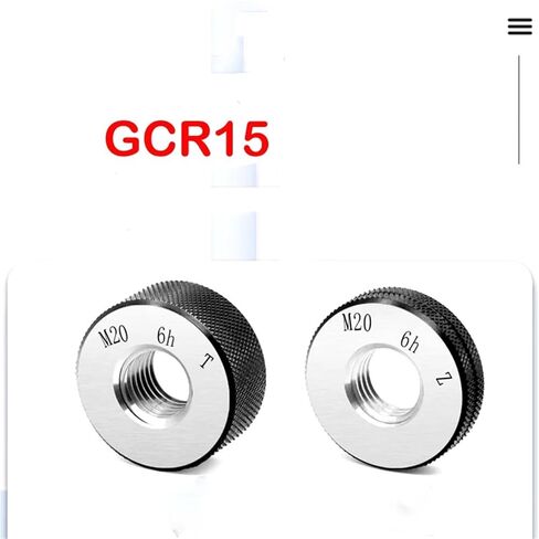 6h التسامح 2 قطعة/المجموعة موضوع حلقة قياس الذهاب لا غيج M6 M7 M8 M9 M10 M11 M12 M20 M30 M40 M50 M60 المسافة 0.75(M30X0.75 6h) in Kuwait