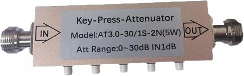 المخفف 30dB 1dB نوع الخطوة الضغط على زر المخفف قابل للتعديل 2W 5W 3G N مفتاح الضغط in Kuwait