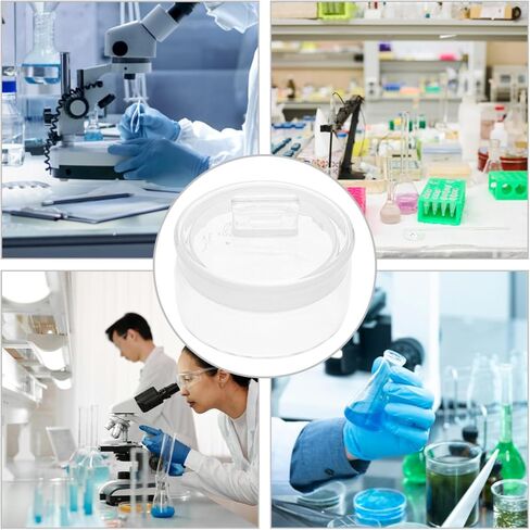 DOITOOL 2 قطعة زجاجة وزن ذات شكل منخفض، مقياس دوار زجاجي مع سدادة، قارورة جاذبية محددة لتخزين الكيمياء المعملية، أداة قياس دقيقة، حاوية حساسة للرطوبة 60 × 30 مم in Kuwait