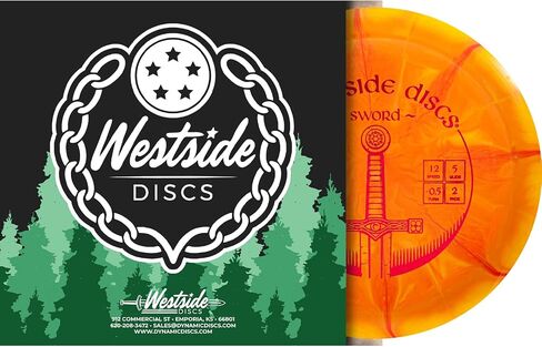 أقراص Westside Discs Origio Burst Sword Disc قرص الجولف | قرص جولف سهل الاستخدام ويمكن التحكم فيه | سائق مسافة طيران مستقيمة | 170 جرام زائد | سوف يختلف لون الختم (رمادي) in Kuwait