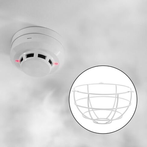 Amosfun 3pcs غطاء الكاشف الواقي درع الإنذار لتصميم سلامة المنزل، سهل التركيب والبناء الشفاف من خلال الحطام الفعال للديكور الداخلي in Kuwait