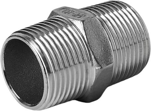 1/8 "1/4" 3/8 "1/2" 3/4 "1" BSPP ذكر الموضوع 304 الفولاذ المقاوم للصدأ سداسية الحلمة الاتحاد موصل تركيب الأنابيب (304SS BSP3I4) in Kuwait