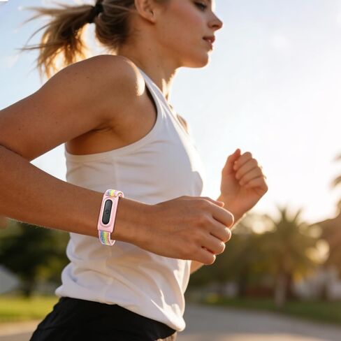 Dhwazz Women Band لـ Google Fitbit Air حزام معصم رياضي من النايلون (بدون متتبع) in Kuwait