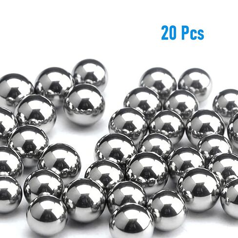 20 PCS 5/16"(7.938mm) Chrome Steel Ball Bearing Solid Ball G25 Precision Ball for Bicycles and DIY Work in Kuwait