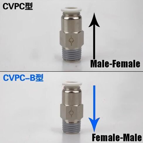 4 مللي متر 6 مللي متر 8 مللي متر 10 مللي متر M5 1/8 "1/4" 3/8 "1/2" النحاس صمام فحص هوائي طريقة واحدة غير العودة صمام Qucik وصلة أنابيب (CVPC-B ، 12mm-BSP3I8) in Kuwait